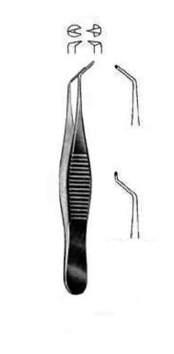 HESS İRİS PENSETİ DİŞLİ AÇILI 7CM
